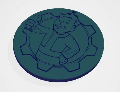Mô hình trang trí Fallout Vault Boy 3D ấn tượng - Image 3