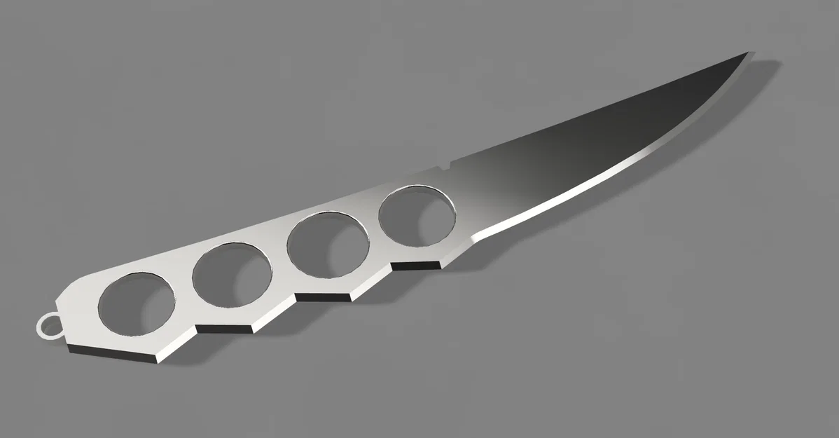 Mô hình 3D Asuma Fist Blade - Phụ kiện Cosplay Naruto cực chất - Image 1