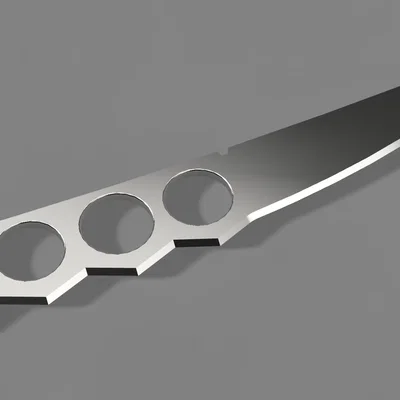 Mô hình 3D Asuma Fist Blade - Phụ kiện Cosplay Naruto cực chất