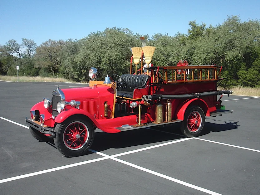 Mô hình xe cứu hỏa cổ điển T Ford 1929 in 3D chi tiết - Image 3
