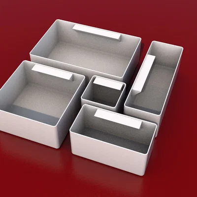 Bộ Hộp Sắp Xếp Ngăn Kéo 3D - Drawer Organization Boxes Tiện Lợi