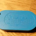 Ốp gia cường cho remote CAME TOPD4R/TOPD2R (cover telecomando) - Thumbnail 5