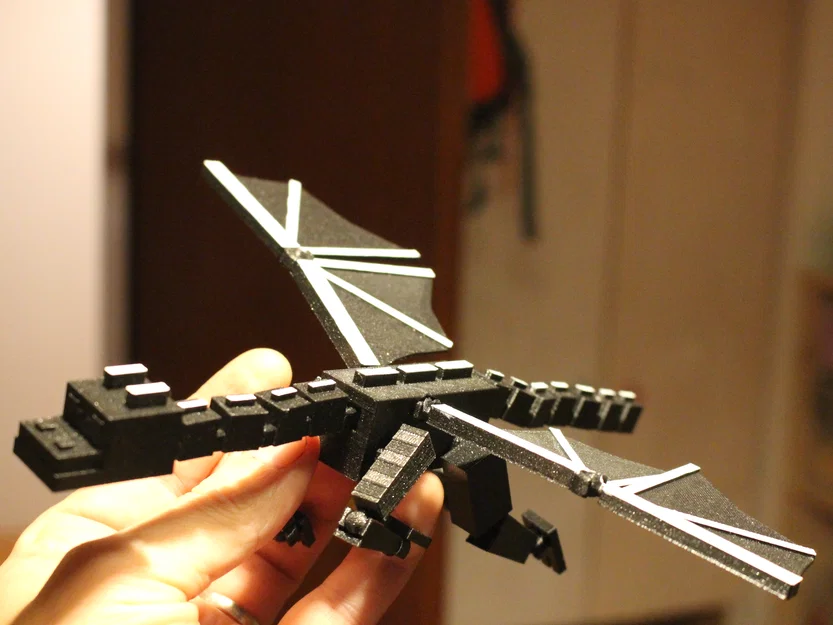 Mini 13: Ender Dragon (Minecraft) – Rồng Ender khớp nối in 3D - Image 1