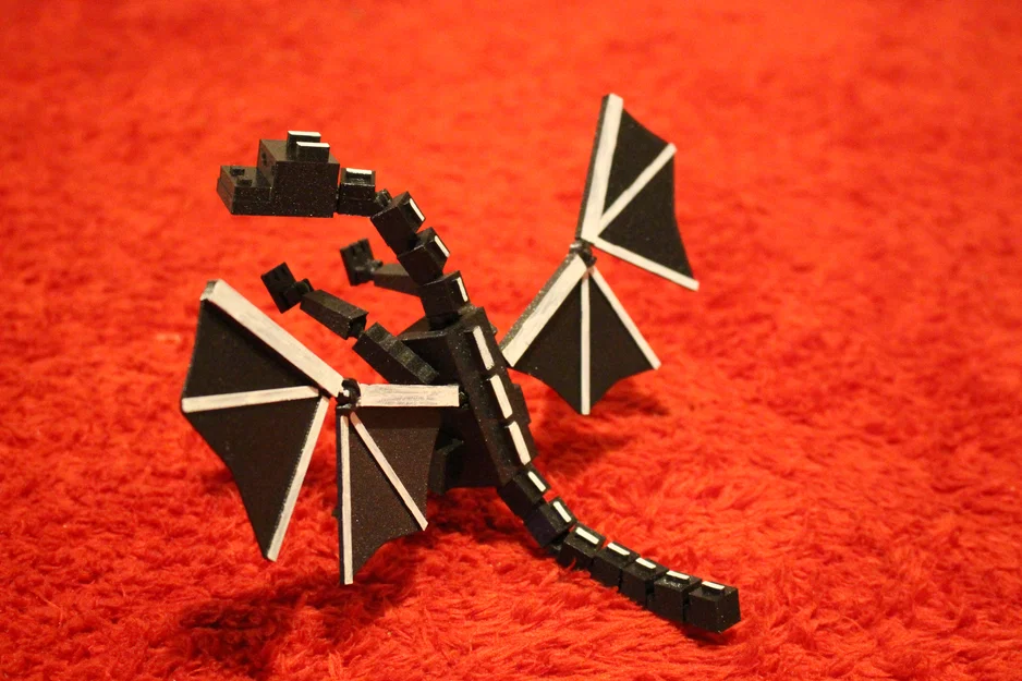 Mini 13: Ender Dragon (Minecraft) – Rồng Ender khớp nối in 3D - Image 3