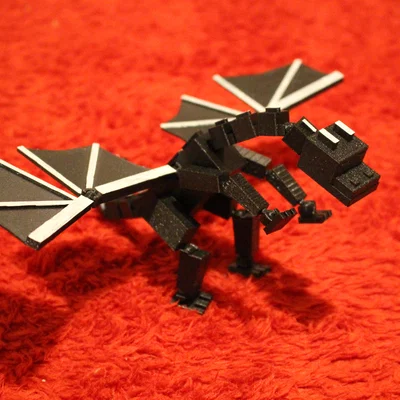 Mini 13: Ender Dragon (Minecraft) – Rồng Ender khớp nối in 3D