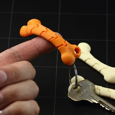 Móc khóa xương dẻo (Flexible Bone keychain)