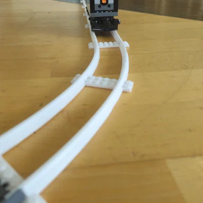 Đường ray xe lửa Lego (phiên bản in 3D tối ưu hóa)