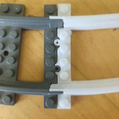 Đường ray xe lửa Lego (phiên bản in 3D tối ưu hóa)