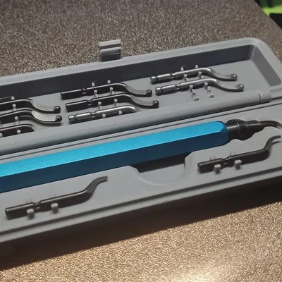 Hộp đựng dụng cụ gọt ba via Libraton in 3D gọn gàng tiện lợi