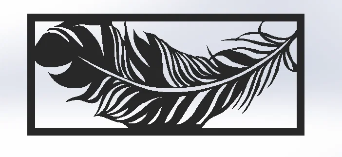 Tranh treo tường lông vũ (Feathers Wall Art) - Image 2