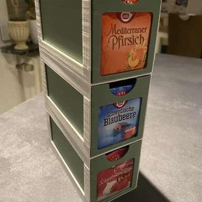 Tea-Tower – Tháp 3 ngăn kéo đựng túi trà