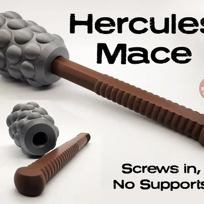 Mô hình Hercules Mace: Chùy chiến thần thoại in 3D dễ dàng