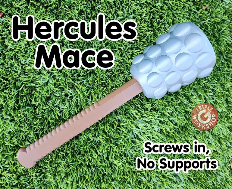 Mô hình Hercules Mace: Chùy chiến thần thoại in 3D dễ dàng - Image 9