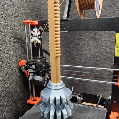 Cây gãi lưng hình chùy Medieval Mace 3D in không cần support