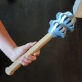 Cây gãi lưng hình chùy Medieval Mace 3D in không cần support - Thumbnail 8