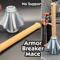 Mô hình 3D Chùy Phá Giáp (Armor Breaker Mace) Không Cần Support - Thumbnail 1