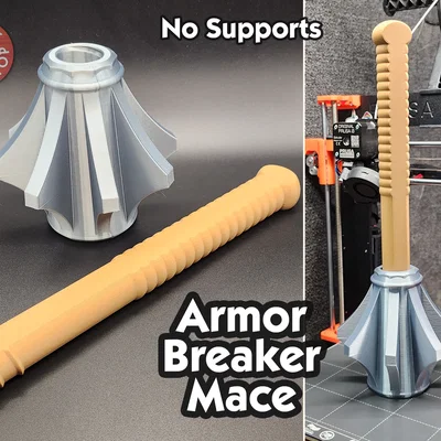 Mô hình 3D Chùy Phá Giáp (Armor Breaker Mace) Không Cần Support