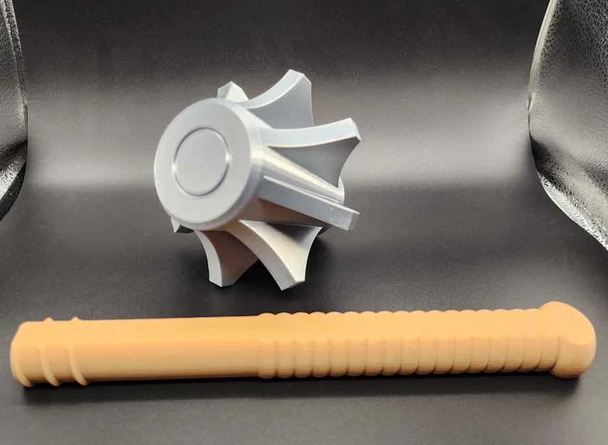 Mô hình 3D Chùy Phá Giáp (Armor Breaker Mace) Không Cần Support - Image 7