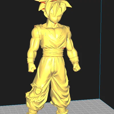 Mô hình 3D Gohan Super Saiyan trang phục Piccolo ấn tượng