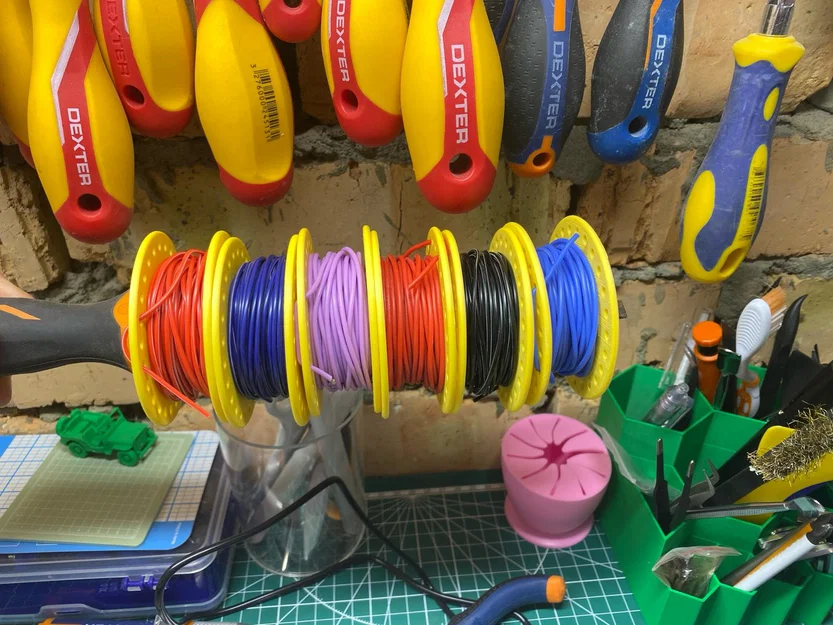 Lõi cuộn dây điện mini (Electric wires mini spool) - Giải pháp quản lý dây gọn gàng - Image 9