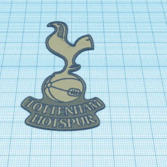 Mô hình logo Tottenham Hotspur 3D tinh xảo dành cho fan hâm mộ