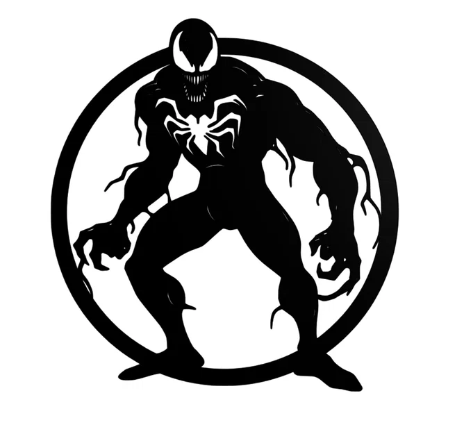 Mô hình trang trí tường Venom Marvel (Wall Art) - In 3D dễ dàng - Image 1