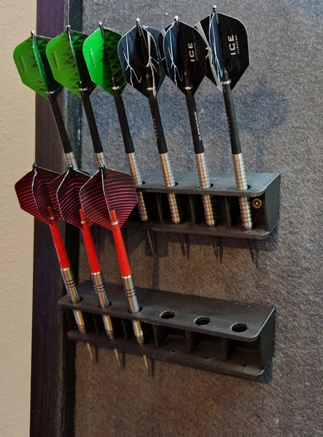 Giá treo phi tiêu gắn tường 3D - Phụ kiện sắp xếp darts gọn gàng - Image 1