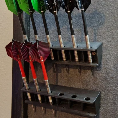 Giá treo phi tiêu gắn tường 3D - Phụ kiện sắp xếp darts gọn gàng
