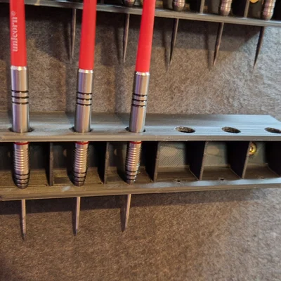 Giá treo phi tiêu gắn tường 3D - Phụ kiện sắp xếp darts gọn gàng
