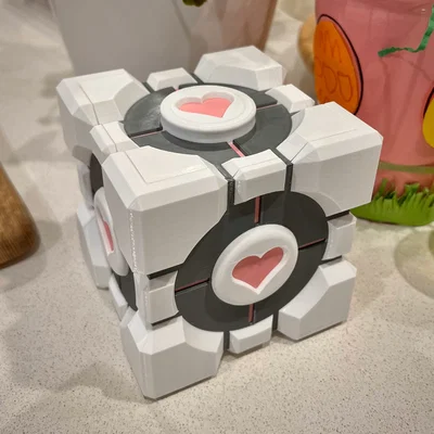 Hộp Portal Companion Cube kèm nắp (container & lid)