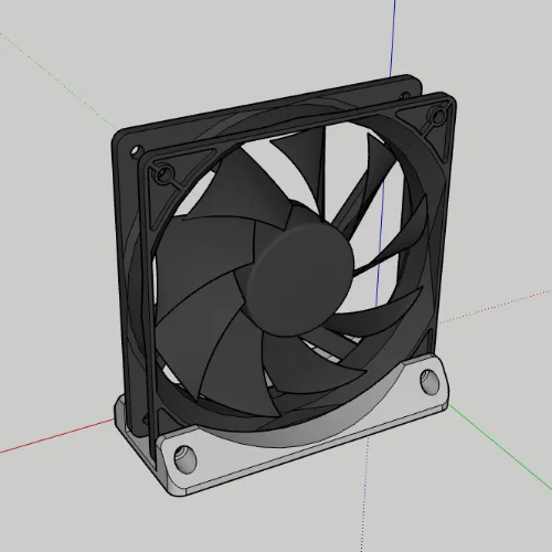 Chân đế quạt 120mm (120mm Fan Stand) vững chãi cho máy tính - Image 1
