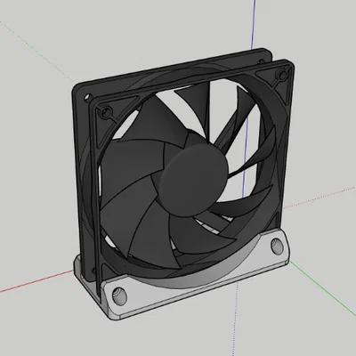 Chân đế quạt 120mm (120mm Fan Stand) vững chãi cho máy tính