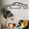 Mô hình trang trí tường Silhouette Porsche 911 Turbo 964 độc đáo - Thumbnail 3