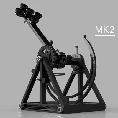 Máy bắn đá lấy cảm hứng từ Leonardo da Vinci