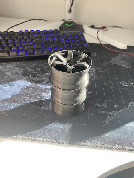 Ống Đựng Bút 3D Hình Mâm Xe Volk TE37 Độc Đáo - Image 4