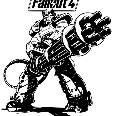 Mô hình 3D Fallout Power Armor - Tượng trang trí cực chất