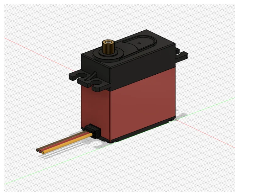 Mô hình Servo 20kg in 3D tỉ lệ chuẩn cho kiểm thử RC - Image 1