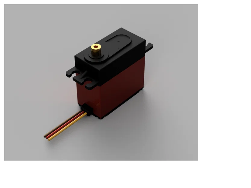 Mô hình Servo 20kg in 3D tỉ lệ chuẩn cho kiểm thử RC - Image 2