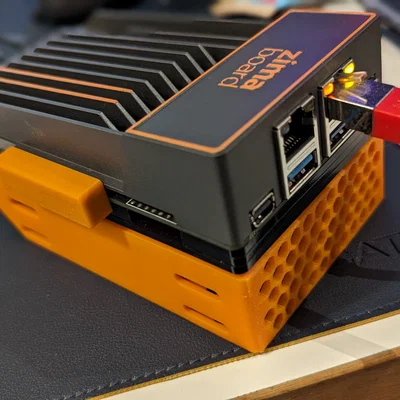 Khay gắn ổ cứng kép cho Zimaboard - Thiết kế tổ ong tản nhiệt