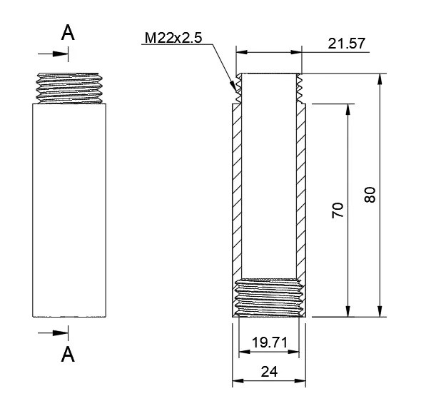 Chân nâng khung Elegoo Phecda 70mm (Foot Raisers) - Image 1