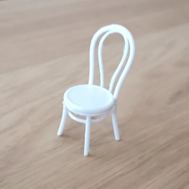 Mô hình ghế gỗ kinh điển Thonet tỉ lệ 1:25 - File in 3D cực đẹp - Image 1