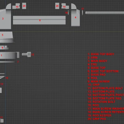 Ê-tô kẹp bàn (Desktop Vise)