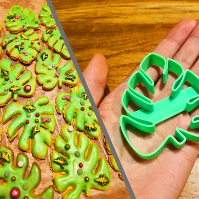 Khuôn cắt bánh quy hình lá mùa xuân