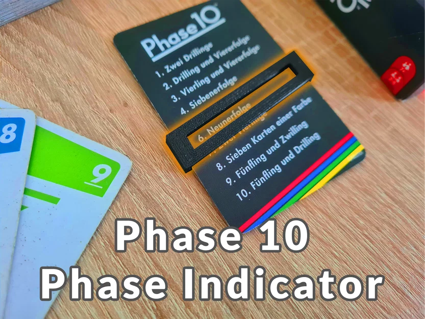 Thẻ báo Phase 10 dạng trượt (Phase indicator/marker) - Image 1