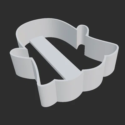 Khuôn cắt bánh quy hình ma Halloween