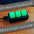 Bàn phím macro DIY tuỳ biến, đèn nền RGB, USB C (Cherry MX) - Thumbnail 1
