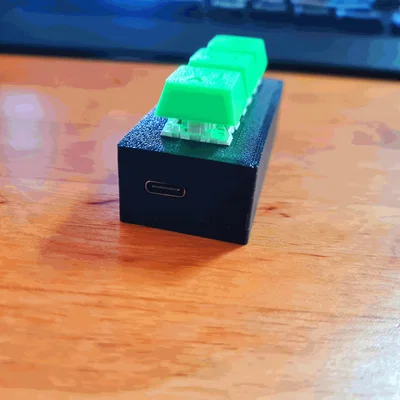 Bàn phím macro DIY tuỳ biến, đèn nền RGB, USB C (Cherry MX)