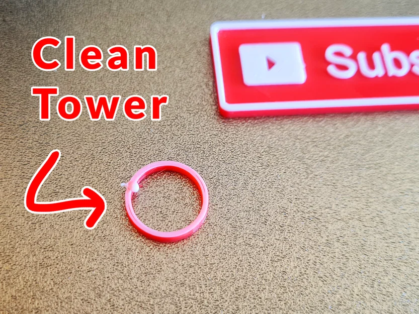 Clean tower cho in multi color với filament change - Image 1