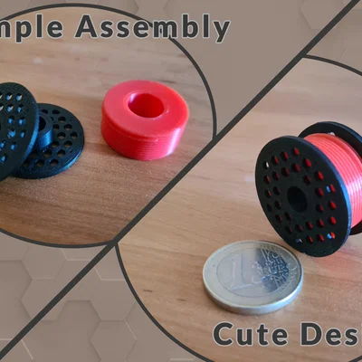 Trang trí Maker Space cuộn filament lục giác cho Qube 500