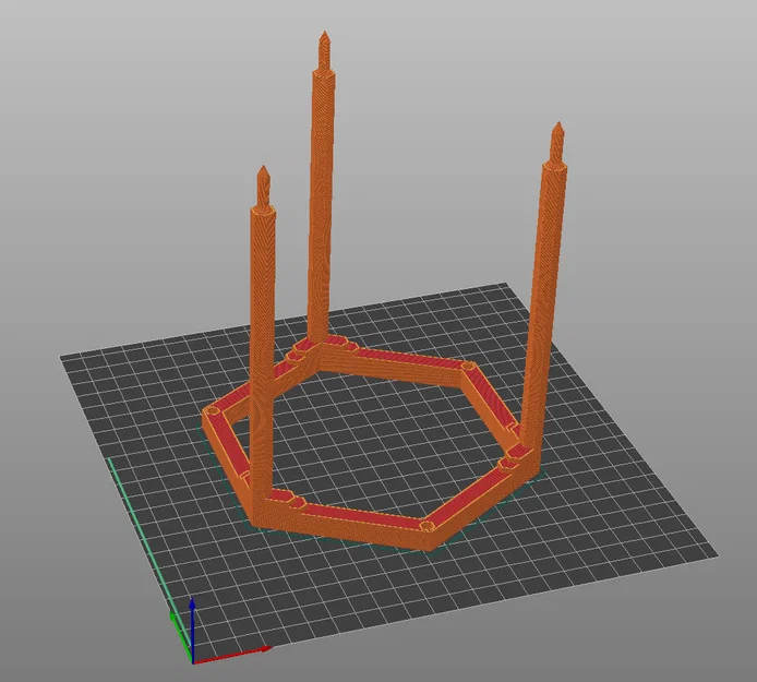 Khung đỡ cây lục giác xếp chồng (Stackable hexagon plant support) - Image 2